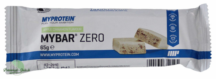 Myprotein-Mybar-Zero-Test-Verpackung